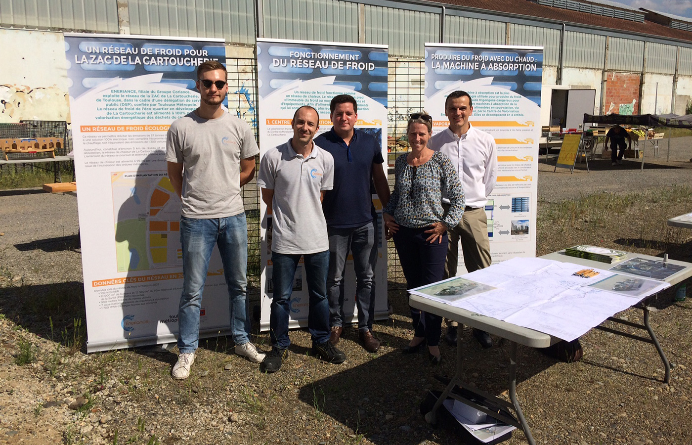 Photo de l'équipe du réseau de Toulouse dans le cadre de la Semaine du Développement durable