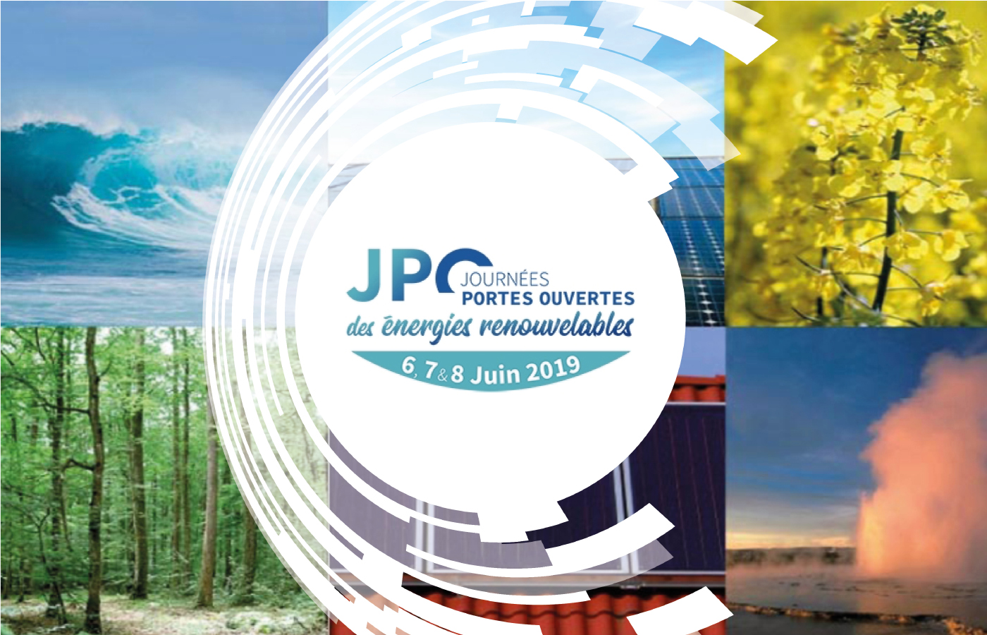 Logo Journées Portes Ouvertes des Energies Renouvelables 2019