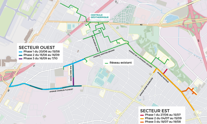 Travaux : le réseau de chaleur du Blanc-Mesnil s’agrandit